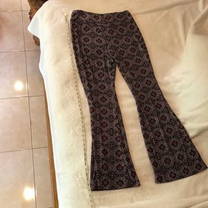 Boho purple pants